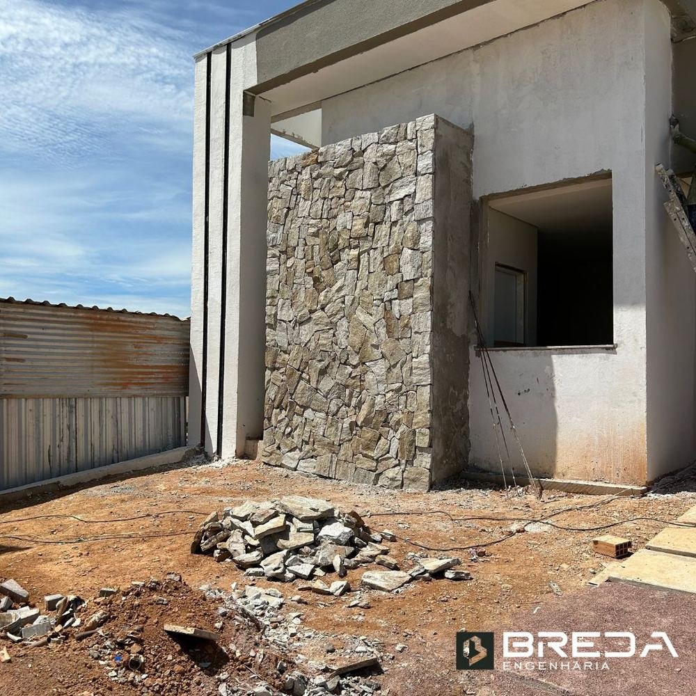 Detalhe de acabamento em pedra