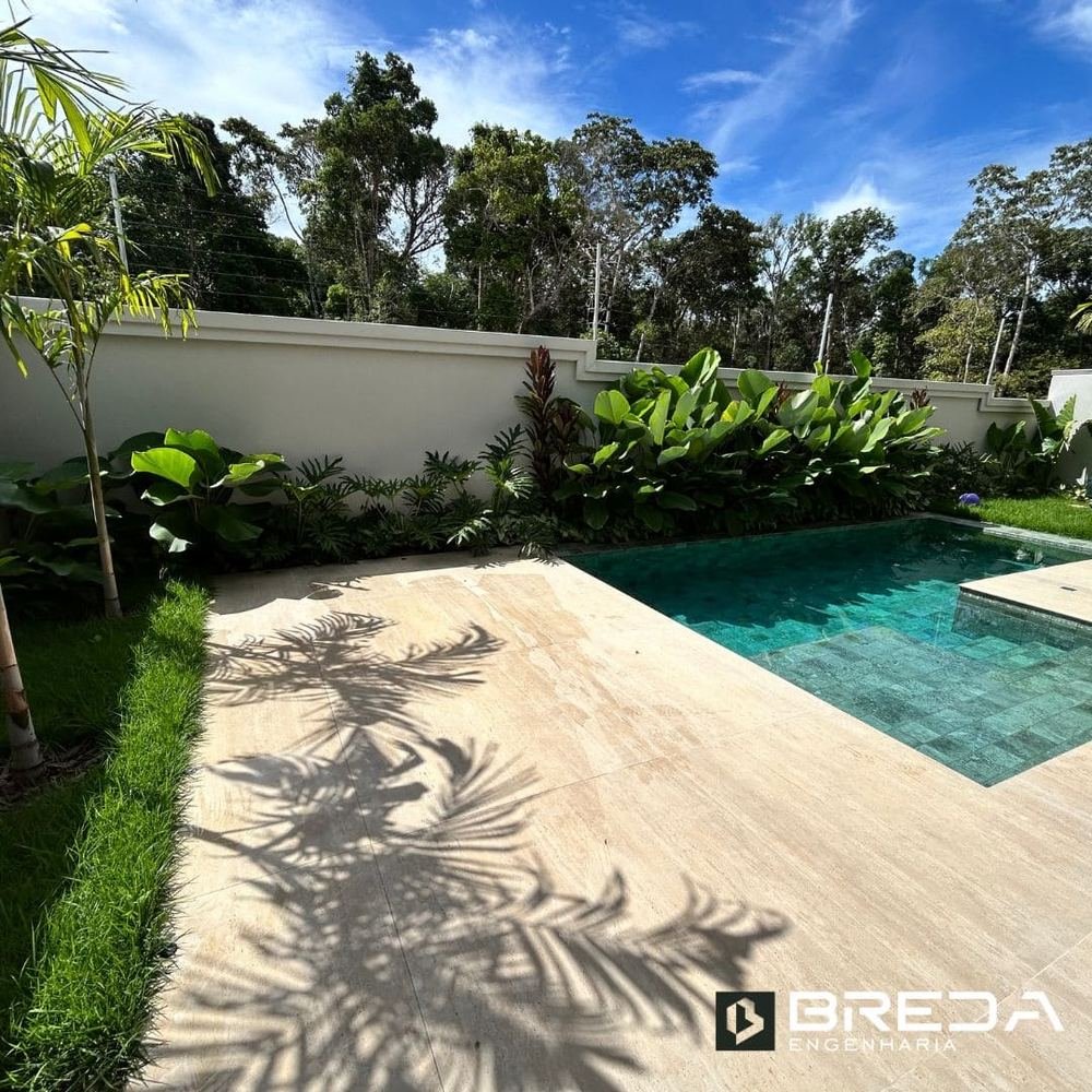 Área de lazer e piscina entregue